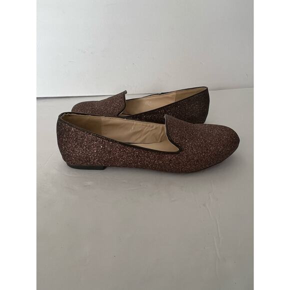 Frederic's Women's Glitter Sparkle Loafer Slip-On Almond Toe Blush Pink Size 7.5 - Picture 9 of 11